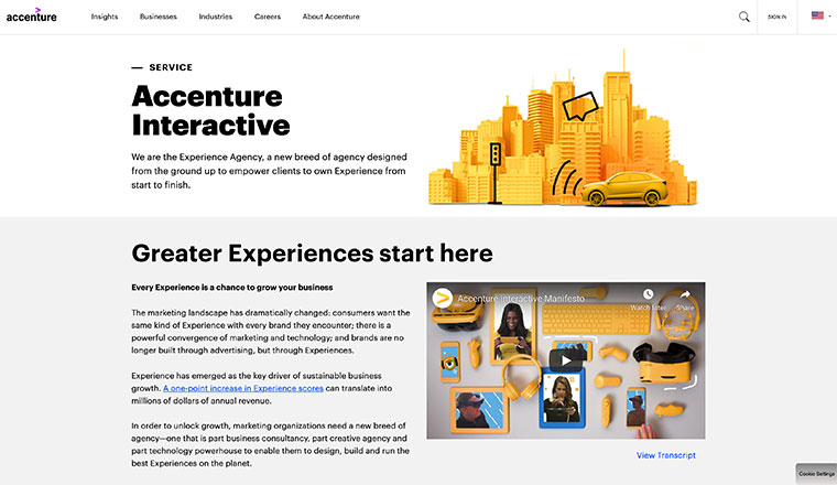 اولین آژانس تبلیغاتی برتر دنیا - آژانس تبلیغاتی اکسنچر اینتراکتیو - Accenture Interactive