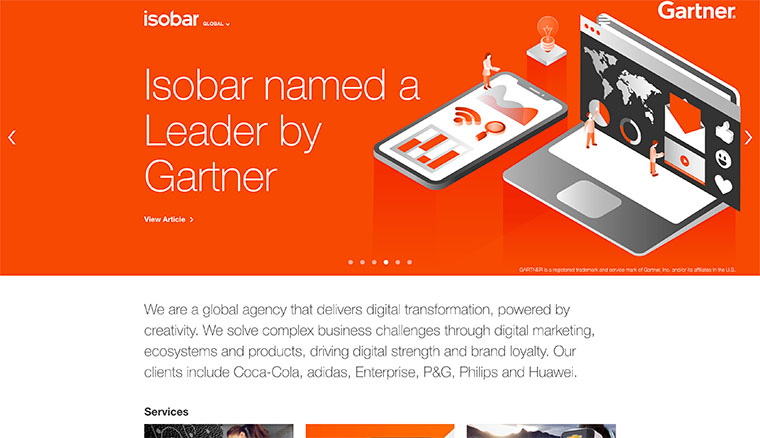 سی و هشتمین آژانس تبلیغاتی برتر دنیا - آژانس تبلیغاتی ایزوبار - Isobar